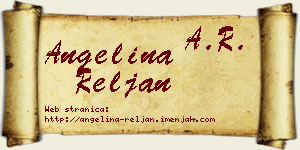 Angelina Reljan vizit kartica